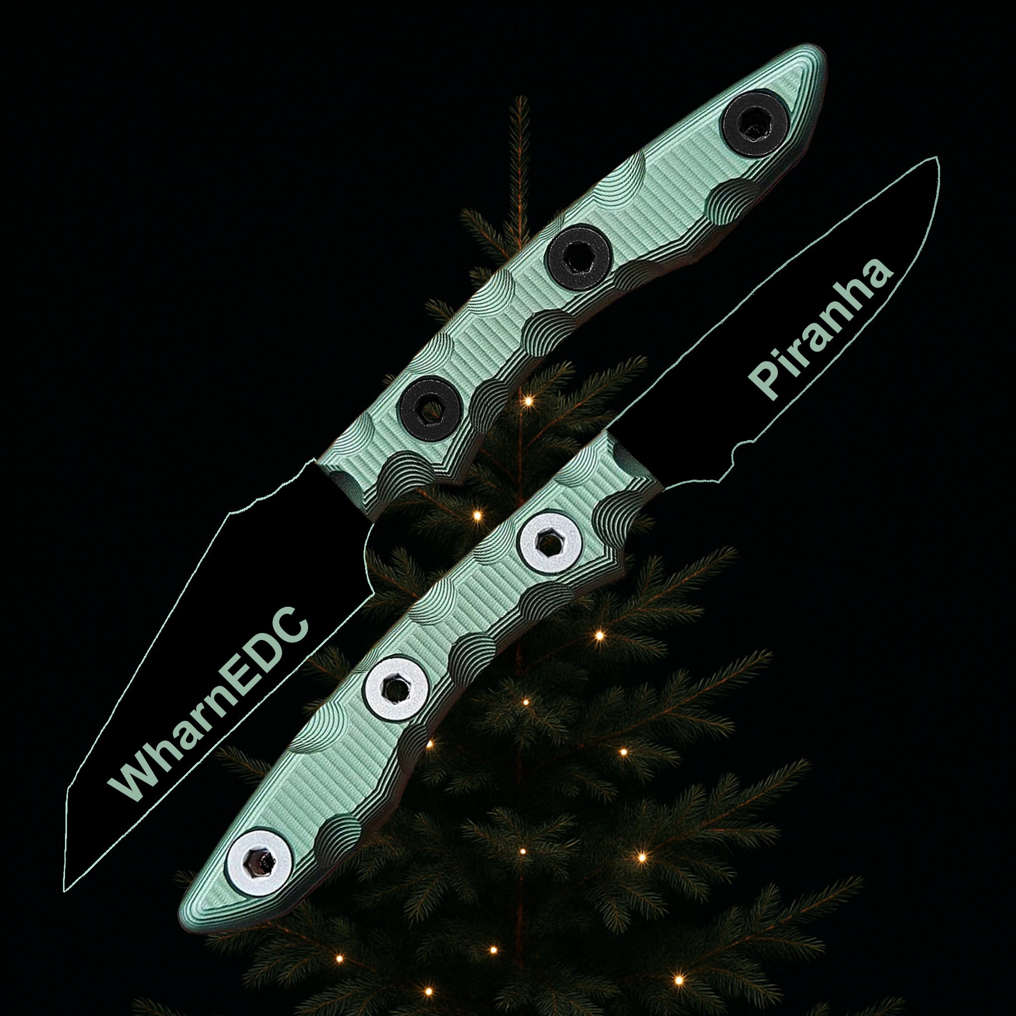 Anodized Green Aluminum Extended Grips Bundle