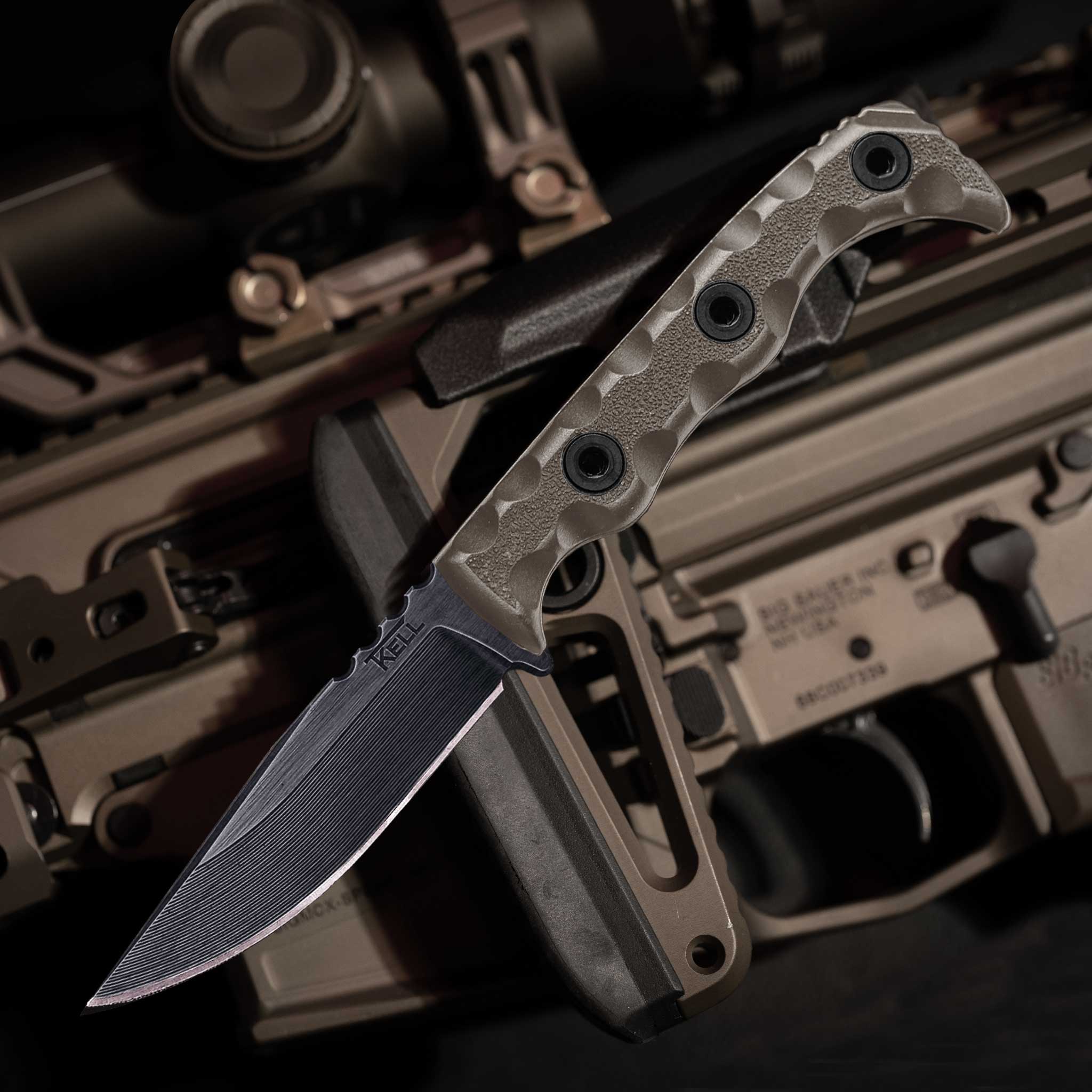 Agent 005 | Lightweight Clip Point Knife | T.Kell Knives
