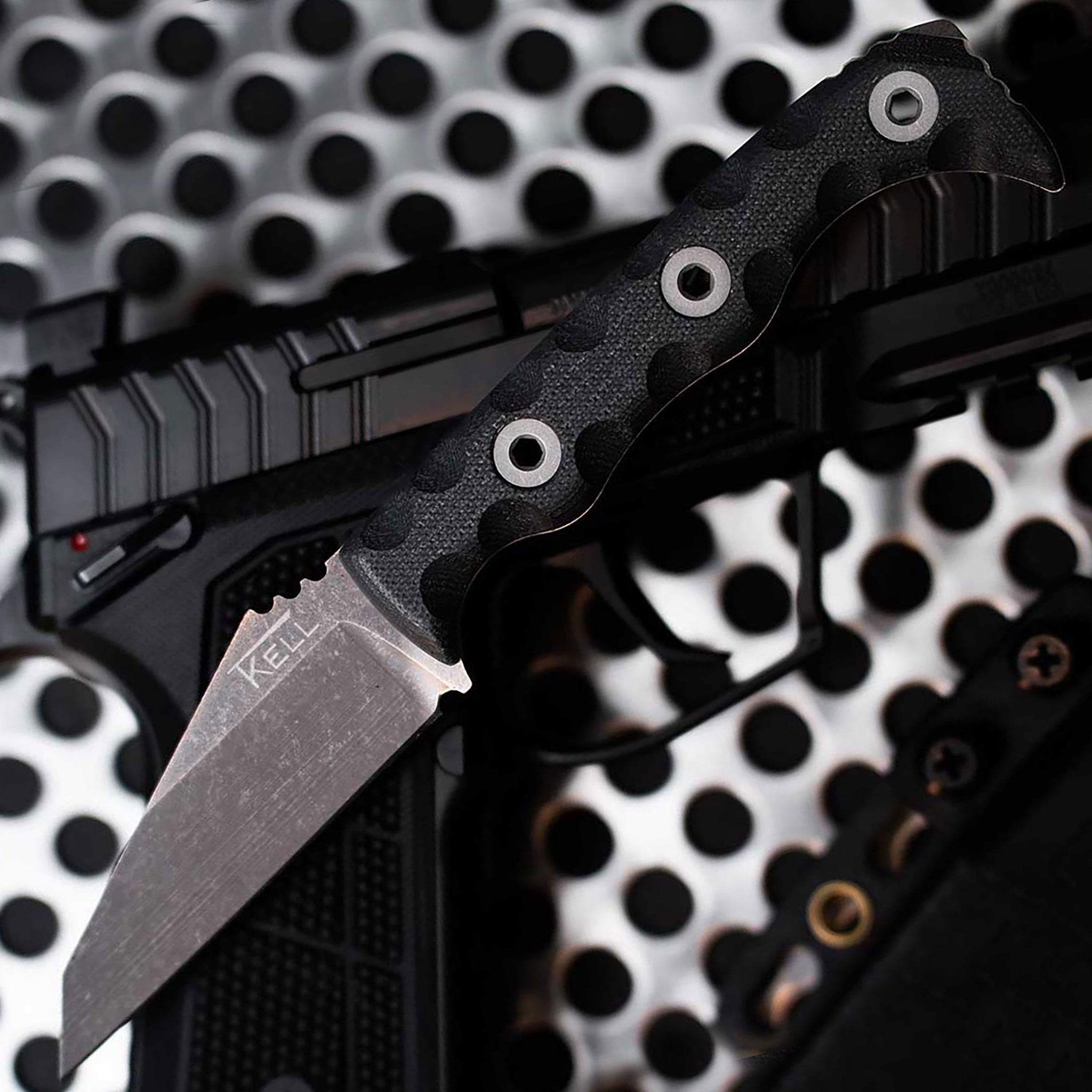 Agent 002 | Tactical Fixed Wharncliffe Blade | T.Kell Knives
