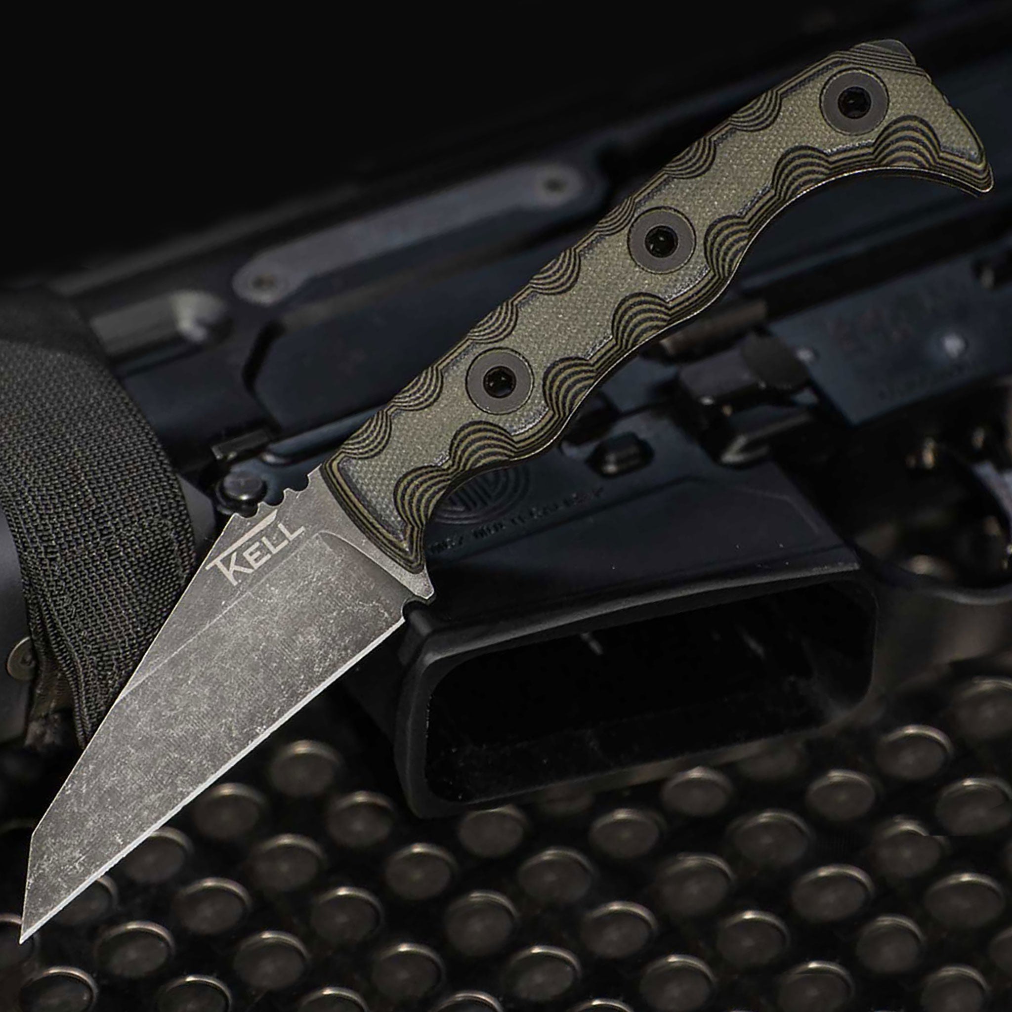 Agent 002 | Tactical Fixed Wharncliffe Blade | T.Kell Knives