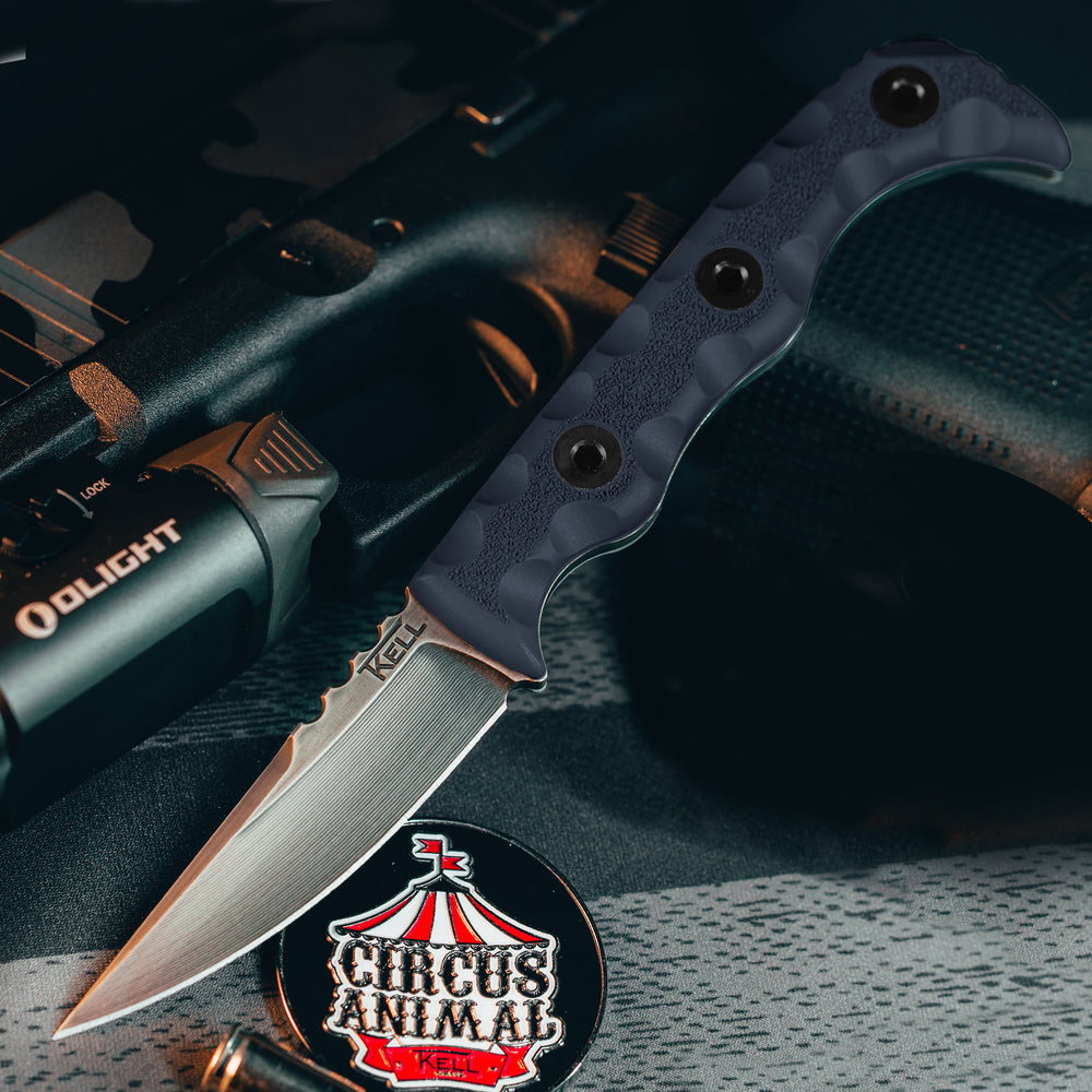 Agent 004 | Slim & Tactical Puukko Knife | T.Kell Knives