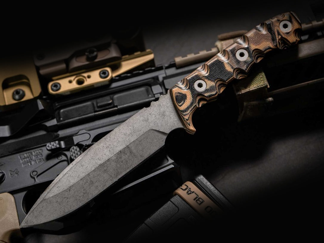Mercenary Knife | Spear Point Blade | Grip Knife